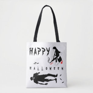 Happy Halloween Funny one-of-a-kind douane Draagtas