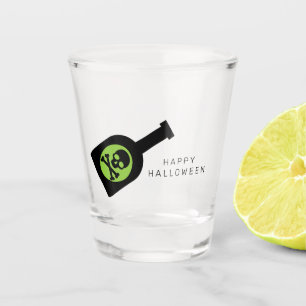 Happy Halloween Funny Toxic Alcohol Shot Glass Glas