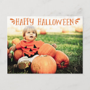 Happy Halloween gepersonaliseerde foto begroeting Briefkaart