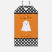 Happy Halloween Ghost Chost Label Cadeaulabel (Voorkant)