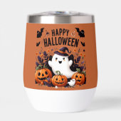 Happy Halloween Ghost et Citrouille Fun Art Tee (Avant)