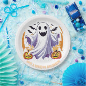 Happy Halloween Ghost Papieren Bordje (Feest)