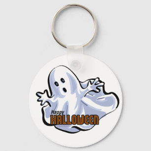 Happy Halloween Ghost Sleutelhanger