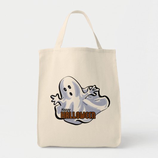 Happy Halloween Ghost Tote Bag (Voorkant)
