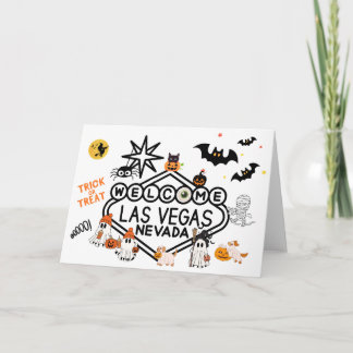 Happy Halloween Ghosts Las Vegas Kaart
