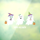 Happy Halloween Ghosts Trick or treat Raamsticker (Vel 3)