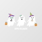 Happy Halloween Ghosts Trick or treat Raamsticker (Vel)
