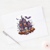 Happy Halloween Ghoul Ronde Sticker (Envelop)