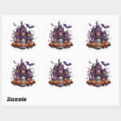Happy Halloween Ghoul Ronde Sticker (Vel)