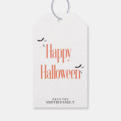 Happy Halloween Gift Label Cadeaulabel (Achterkant)