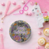 Happy Halloween Glitter en Sparkle Paper Bord (Feest)