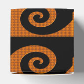 Happy Halloween Glitter Skull Cube Favor Box Bedankdoosjes (Bovenkant)