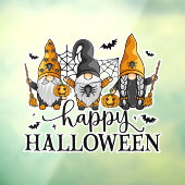 Happy Halloween Gnomes Raamsticker (Vel 3)