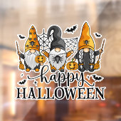 Happy Halloween Gnomes Raamsticker (Vel 2)