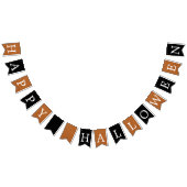 Happy Halloween Gold Folie Glitter Bunting Banner (Alle)