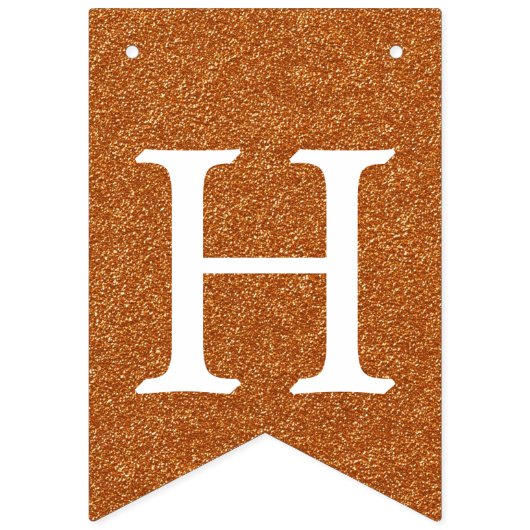 Happy Halloween Gold Folie Glitter Bunting Banner (Eerste vlag)