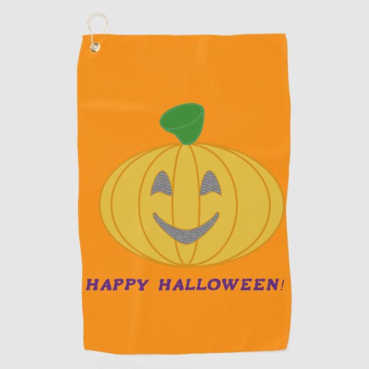 Happy Halloween Golfhanddoek (Voorkant)