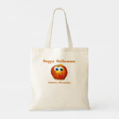 Happy Halloween goofy Jack-O-Lantern Tote Bag (Achterkant)
