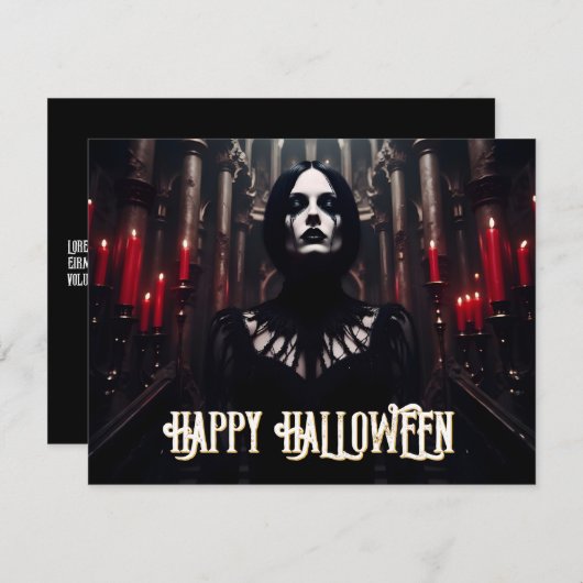 Happy Halloween - Gothic Dark Celebration (Voorkant / Achterkant)