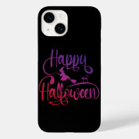 Happy Halloween gradiënt vliegende hekkkat