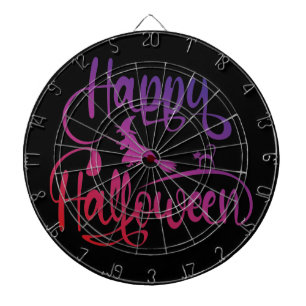 Happy Halloween gradiënt vliegende hekkkat Dartbord