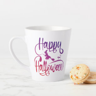 Happy Halloween gradiënt vliegende hekkkat Latte Mok