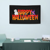 Happy Halloween Graphic Spandoek (Beurs)