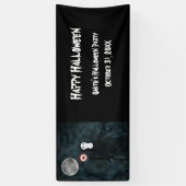 Happy Halloween Grim Reaper Moon Night personalise Spandoek (Verticaal)