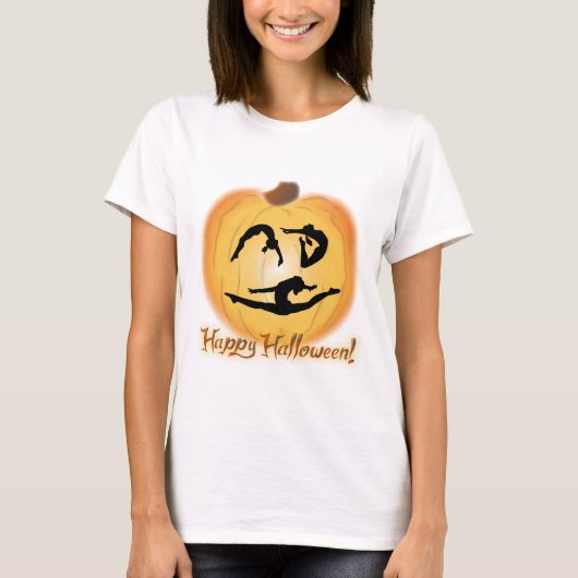 Happy Halloween Gymnastics T-shirt (Voorkant)
