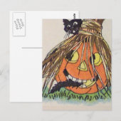 Happy Halloween ( Halloween Kaart) Briefkaart (Voorkant / Achterkant)