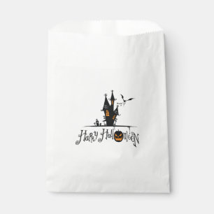 Happy Halloween Hauned House Bedankzakje