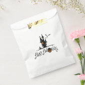 Happy Halloween Haunted House Bedankzakje (Gezegeld)