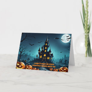 Happy Halloween Haunted House, Full Moon Graphic