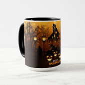 Happy Halloween Haunted House Mug (Devant gauche)