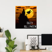 Happy Halloween Haunted House Poster 2 (Bureau à domicile)