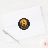 Happy Halloween Haunted House Sticker (Envelop)
