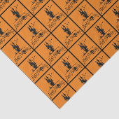 Happy Halloween Haunted House Tissuepapier (Detail)