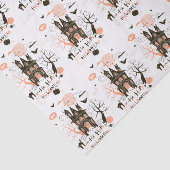 Happy Halloween Haunted House Tissuepapier (Detail)