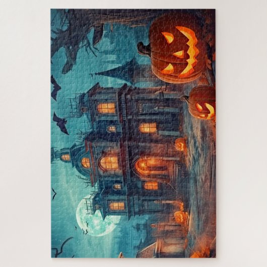 Happy Halloween | Haunted Manor Legpuzzel (Verticaal)