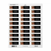 Happy Halloween Hay Bale Art Label (Full Sheet)