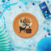 Happy Halloween heks en Cauldron Papieren Bordje (Feest)