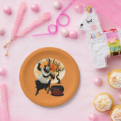 Happy Halloween heks en Cauldron Papieren Bordje (Feest)