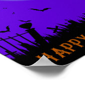 Happy Halloween-heks Poster (Hoek)