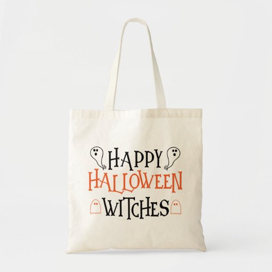 Happy Halloween-heks Tote Bag (Voorkant)