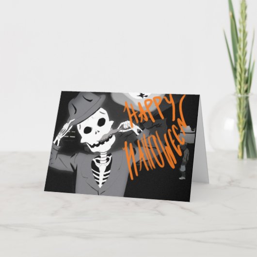 Happy Halloween Holiday Card Kaart (Voorkant)