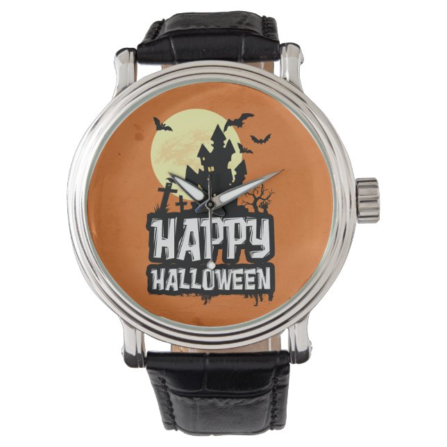 Happy Halloween Horloge (Voorkant)