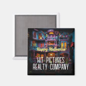 Happy Halloween Horror Realtor Magnet de l'entrepr (Recto/Verso)