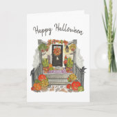 Happy Halloween House Kaart (Voorkant)