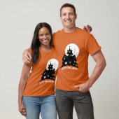 Happy Halloween huanted house T-shirt (Unisex)