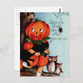 Happy Halloween  illustratie Briefkaart (Voorkant / Achterkant)